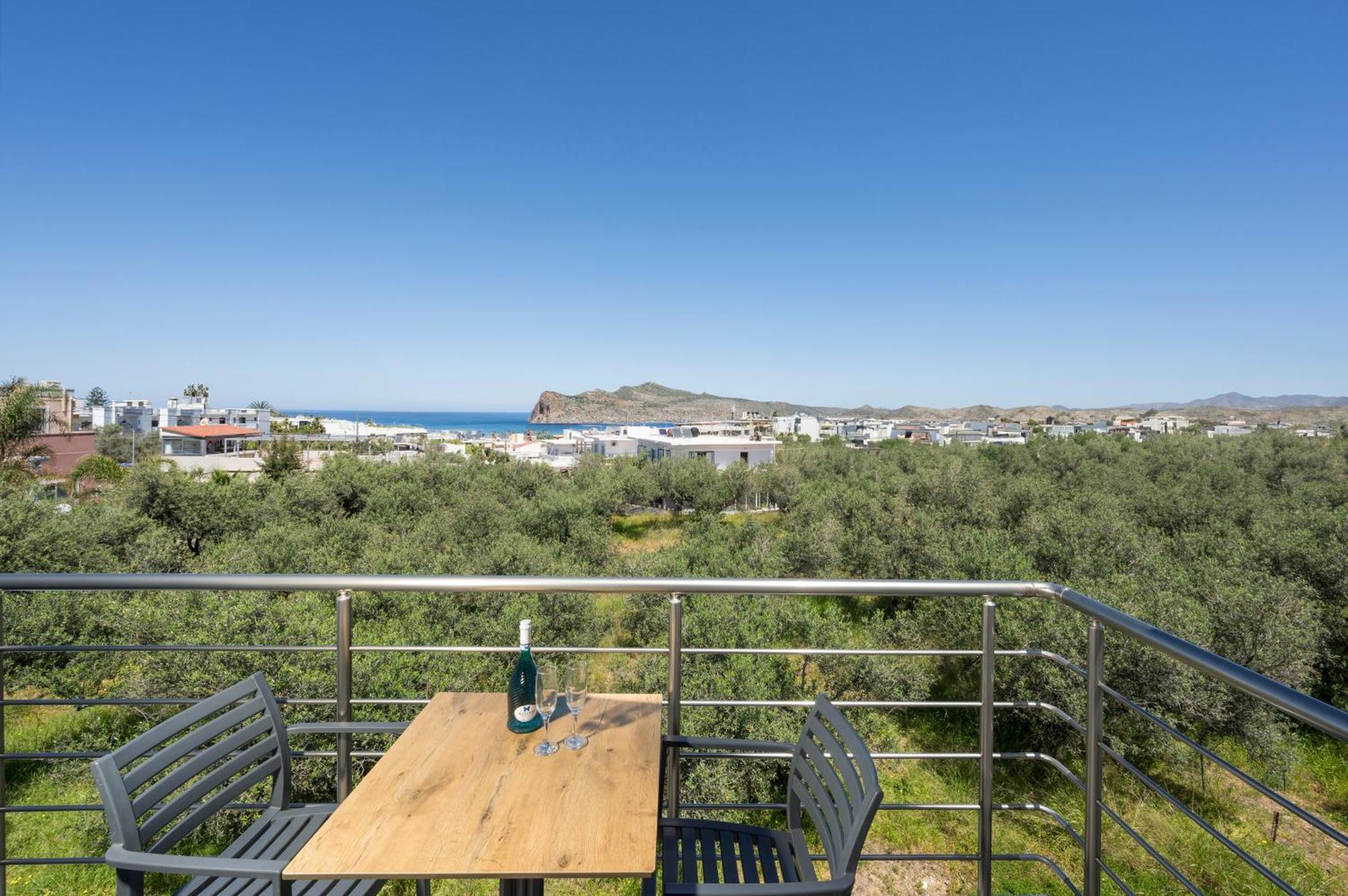 Sun Flower Villas With Sea View Agia Marina Eksteriør billede