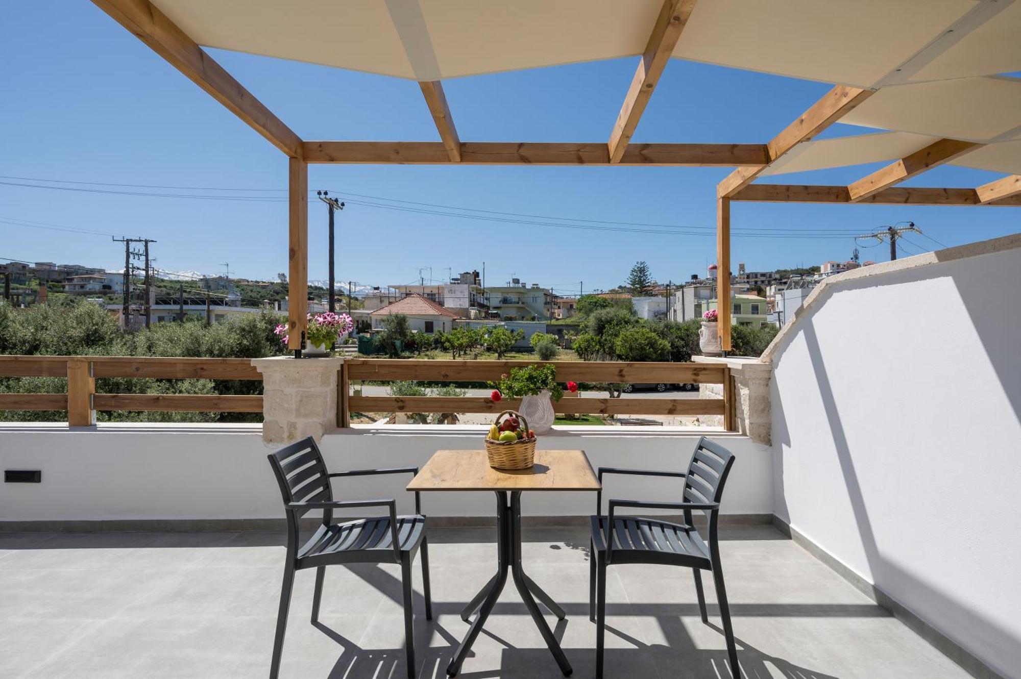 Sun Flower Villas With Sea View Agia Marina Eksteriør billede