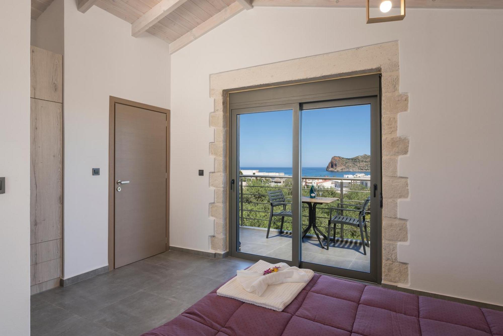 Sun Flower Villas With Sea View Agia Marina Eksteriør billede