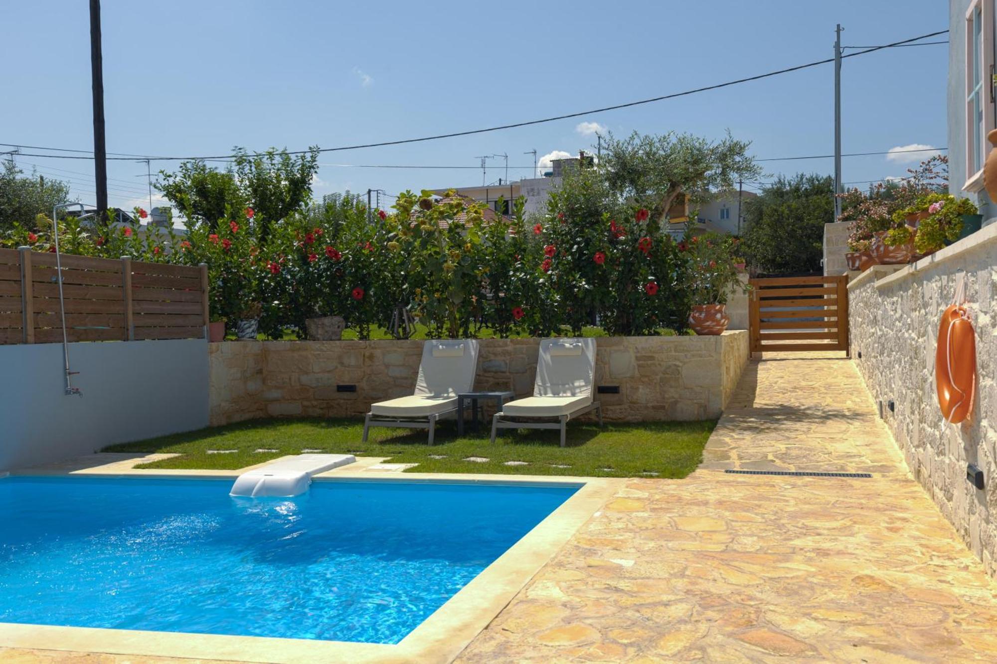 Sun Flower Villas With Sea View Agia Marina Eksteriør billede