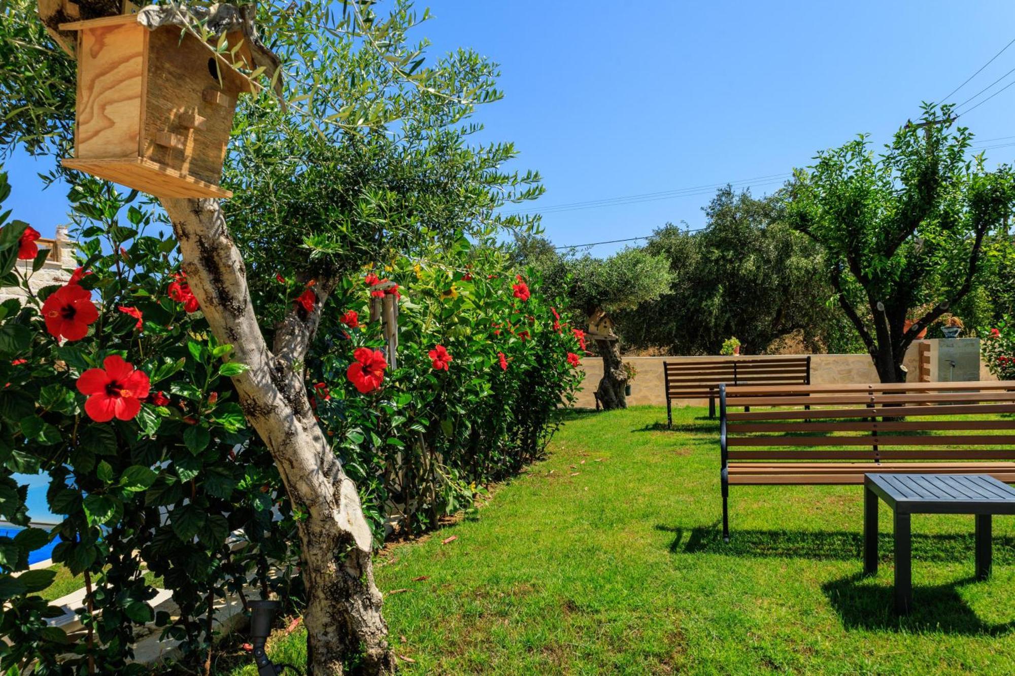 Sun Flower Villas With Sea View Agia Marina Eksteriør billede